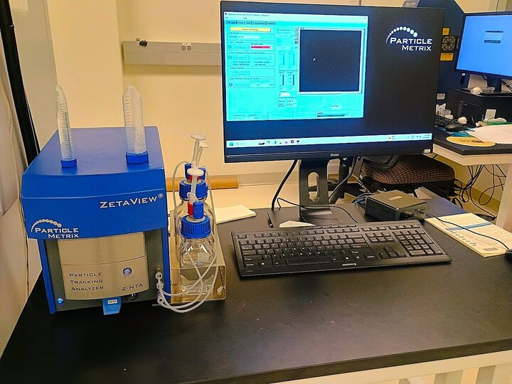 ZetaView® PMX-120-Z-488-F Particle Tracking Analyzer.